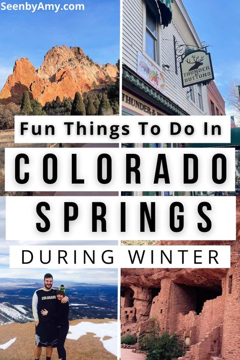 Colorado Springs Winter, Things To Do Colorado, Colorado Springs Things To Do, Winter In Colorado, Winter Family Activities, Colorado Springs Vacation, Things To Do In Colorado, Cheyenne Mountain, Colorado City