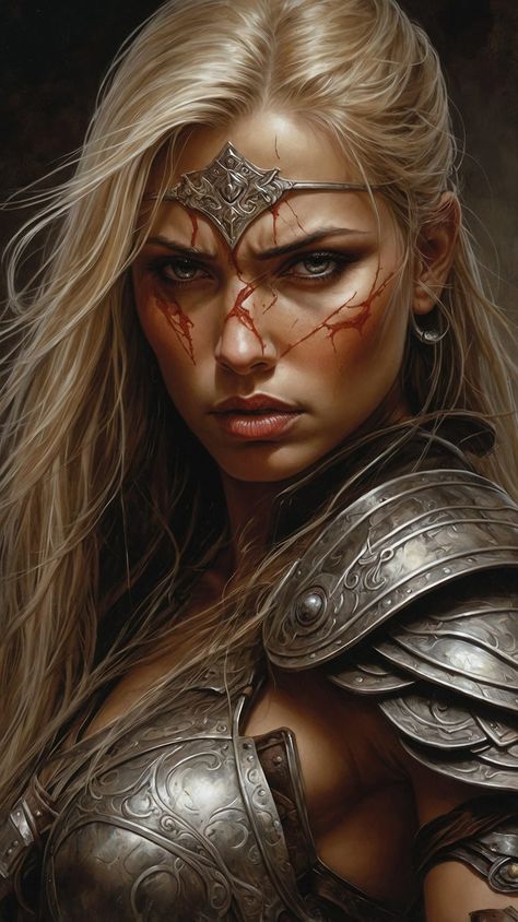 When faced with a Mistress of Battle, run! 😅 Viking Photography, Valkyrie Art, Warrior Female, Barbarian Woman, Mujeres Tattoo, Chica Chola, Medieval Tattoo, Girl Face Drawing, Woman Warrior