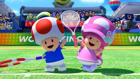 Mario Tennis, Nintendo Mario Bros, Nintendo Switch System, Tennis Outfits, Nintendo Characters, Wallpaper Doodle, Super Mario Art, Steve Aoki, Venus Williams