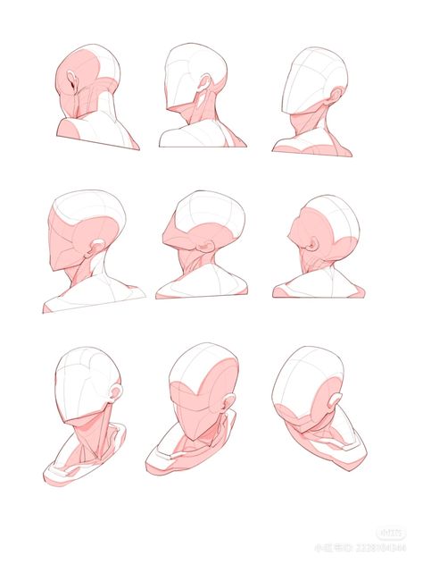 Upward Head Angle Drawing, Over The Shoulder Perspective, Upper Angle Pose Reference, Head Angle Reference Drawing, Upper Angle Pose, Face Views Angles, Shoulders Up Pose Reference, Face Positions Reference, Face Angles Drawing Reference