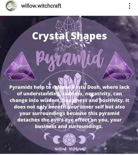 Witches Pyramid, Witch's Pyramid, Pyramid Meaning, Witch Stones, Pyramid Healing, Crystal Witch, Earth Magic, Crystal Work, Natural Philosophy