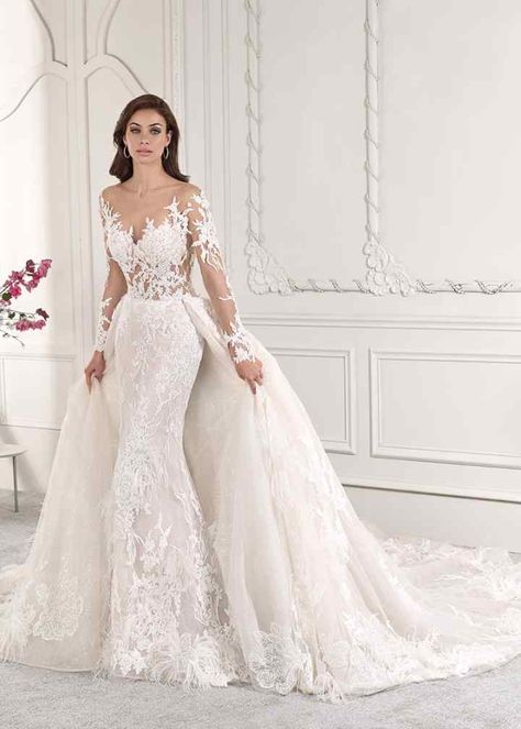 Wedding Dress Trumpet, Demetrios Wedding Dress, Demetrios Bridal, White Wedding Dress, A Wedding Dress, فستان سهرة, Gorgeous Wedding Dress, Princess Wedding Dresses, Best Wedding Dresses