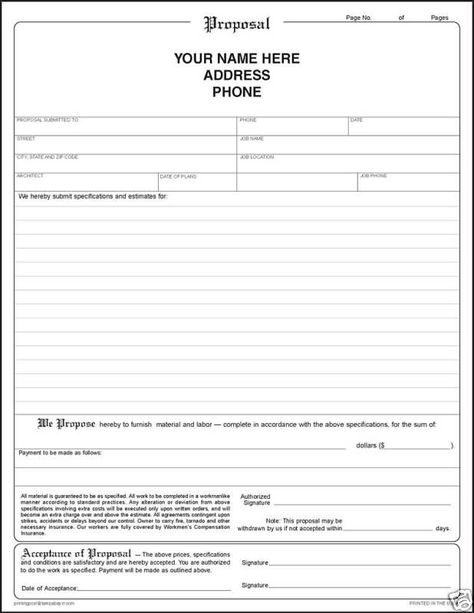 Printable Blank Bid Proposal Forms | ... Forms Sample Written Proposal Free Printable Weekly Appointment Forms Work Proposal, Free Proposal Template, Construction Bids, Estimate Template, Cleaning Quotes, Best Proposals, Proposal Sample, Project Proposal Template, Business Proposal Template