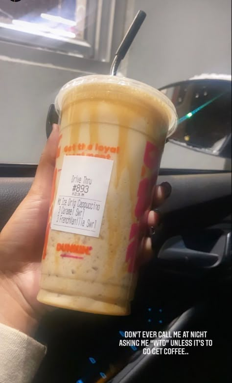 Sweet Iced Coffee Dunkin, Hot Food Lunch Box Ideas, Dunkin Espresso Drinks, Ice Coffee Dunkin Order, Dunkin Drink Ideas, Dunkin Frozen Coffee Order, Dunkin Donuts Iced Coffee Order Caramel, Dunkin Donuts Iced Coffee Order Ideas, Dunkin Frozen Coffee