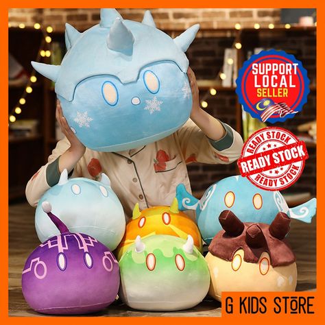 Shopee Hot Todoroki, Genshin Impact Merch, Cute Plush Toys, Carnaval Dress, Slime Toy, Anime Plushies, Cartoon Cosplay, Fluffy Slime, Cute Plushies