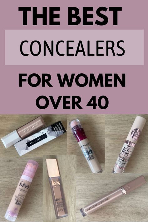 concealers for over 40 Best Eye Concealer For Older Women, Best Concealer For Over 40, Under Eye Concealer Over 40, Make Up Over 40, Best Eye Concealer, Best Eye Primer, Best Drugstore Concealer, Best Under Eye Concealer, Best Concealers