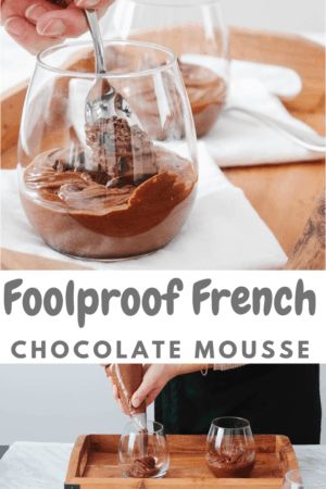 This mousse is firm but light, just the perfect texture. It is decadent and not too sweet, just enough, just what you need. #chocolate #frenchfood #decadent #french #foolproof French Chocolate Mousse Recipe, Flourless Almond Cake, French Chocolate Mousse, Best Chocolate Mousse Recipe, Paris Ideas, Blackberry Syrup, French Baking, Rustic Recipes, French Chocolate