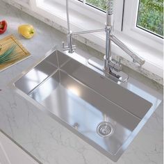 Kitchen Sink Remodel, Kitchen Sink Install, Drop In Kitchen Sink, Apron Sink Kitchen, Sink Sizes, New Countertops, New Kitchen Cabinets, Country Style Kitchen, Kitchen Remodeling Projects