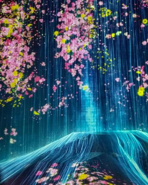 Dissertation Poster, Best Digital Art, Teamlab Borderless, Bow Wallpaper Iphone, Asian Art Museum, Bow Wallpaper, Digital Museum, Art Exhibit, Projection Mapping