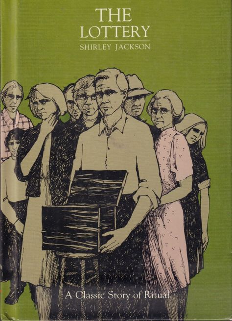 Lottery Illustration, The Lottery Shirley Jackson Activities, The Lottery Shirley Jackson Art, Shirley Jackson The Lottery, The Lottery Shirley Jackson, The Lottery By Shirley Jackson, Mr Marvel, Harry Potter And The Philosophers Stone Book Cover, Haunted House Stories