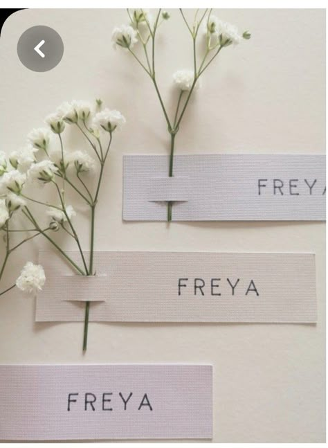 Flower Stem, Name Card, Place Names, Wedding Place Cards, Menu Cards, Wedding Stationary, Wedding Menu, Name Cards, Place Cards