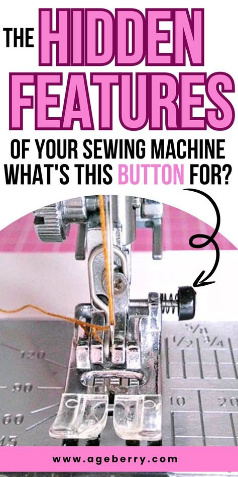 Discover the often overlooked features of your sewing machine in our sewing machine guide, "The Hidden Features of Your Sewing Machine: What's This Button For?". Uncover the secrets behind the mysterious buttons and settings on your machine that can take your sewing projects to the next level. Learn how to properly utilize these functions to improve your stitching accuracy, speed, and precision. We'll guide you through understanding and maximizing the potential of your sewing machine. Sewing Tension, Biscuit Quilt, Sewing Machine Tension, Sewing Hems, Denim Repair, Sewing Machine Repair, Sewing Tricks, Sewing Machine Basics, Sewing Machine Projects