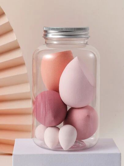 New In Beauty | Fashion New In Beauty | SHEIN USA Beauty Blender Set, Makeup Blender Sponge, Beauty Blender Sponge, Makeup Blender, Soft Beauty, Cushion Foundation, Beauty Sponge, Women Cosmetics, Makeup Sponge