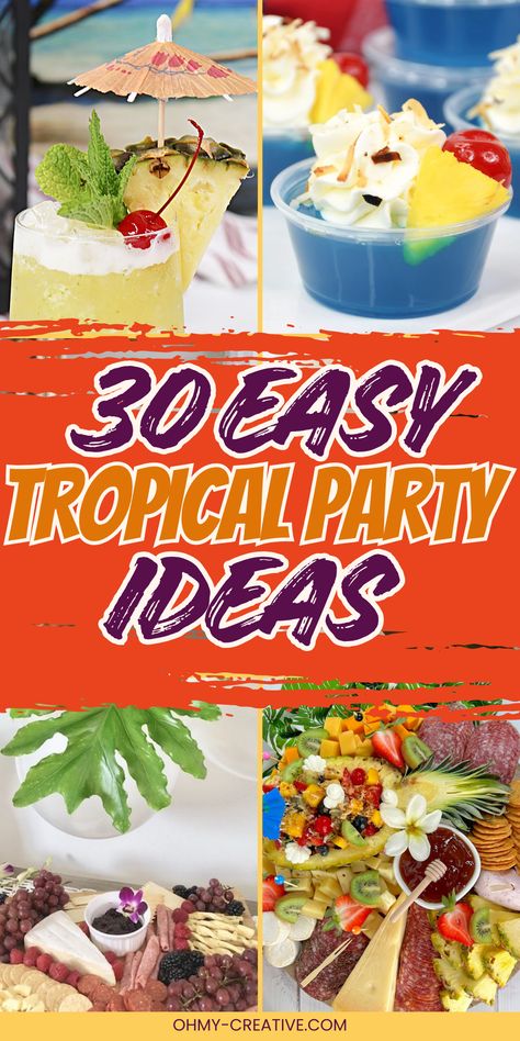 Check out these fantastic tropical party ideas for your summer gatherings! From DIY decorations to budget-friendly tips, create a memorable summer party with ease. Just like planning a luau bring the summer tropical vibe to your party! Tropical Party Ideas, Diy Outdoor Party, Luau Party Decorations, Island Party, Tropical Party Decorations, Beach Themed Party, Summer Gathering, Budget Tips, Summer Tropical