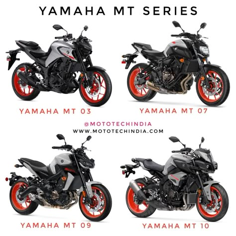 2020 Yamaha MT series. #yamaha #yamahabikes #yamahamotorcyles #caferacerbikes #classicbikes #motogp #customizedbikes #yamahamt #superbikes #modifiedbikes Yamaha Fz 07, Yamaha Rx100, Yamaha Xs650, Yamaha Cafe Racer, Yamaha Mt 09, Yamaha Mt07, Stylish Bike, Mt 03, Мотоциклы Cafe Racers