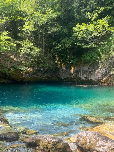 Magical Lake Aesthetic, Secret Lake Aesthetic, Enchanted Lake Aesthetic, Green Lake Aesthetic, Lake Aesthetic Wallpaper, Enchanted Lake, Waterfall Pictures, All The Bright Places, Waterfall Landscape