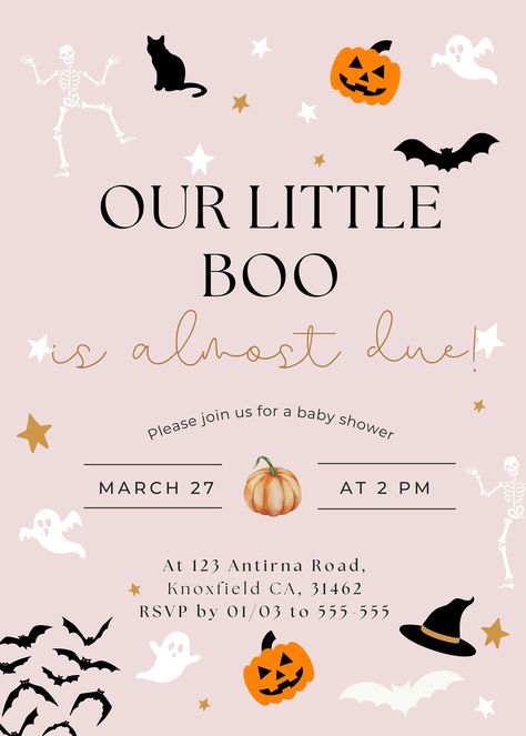 Planning a baby shower has never been this fun and easy! Our Spooky Baby Shower Invitation template allows you to add your own personal touch while keeping the spookiness alive. 2 Year Birthday Halloween Theme, Boo 2nd Birthday, Our Boo Is Two Party, My Boo Is Turning Two, Lil Boo Is Two Birthday Party, Boo Two Birthday, Boo I’m Two Birthday Party, Our Boo Is Turning Two, Our Little Boo Is Turning Two