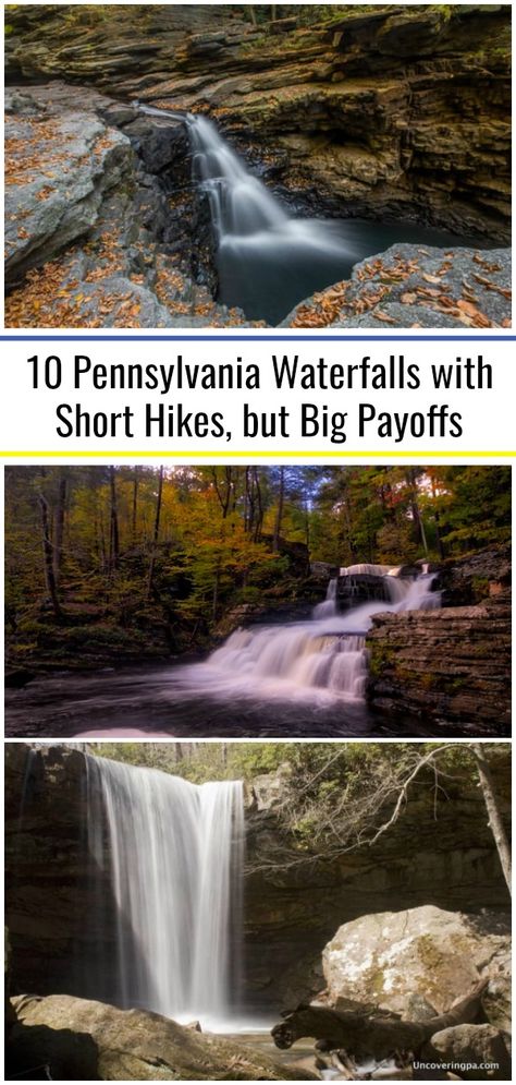 Pennsylvania Hikes, Pennsylvania Waterfalls, Camping In Pennsylvania, Hiking Places, Pennsylvania Travel, Hiking Spots, Waterfall Hikes, On The Road Again, Future Travel