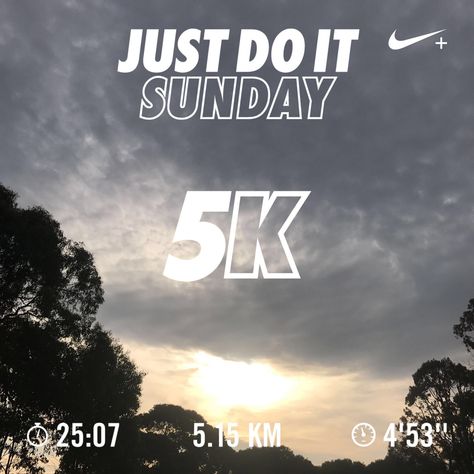 Ran 5.15 kilometres with Nike⁠+ Run Club #JustDoIt - that felt great, 13th Sunday 5Km #leaderboard #justdoitsunday #sundayrunday #sunday5k 5k Aesthetic, 5km Run, Nike Run Club, Goals 2024, Run Club, 5k Run, Winter Arc, 2024 Goals, Running 5k