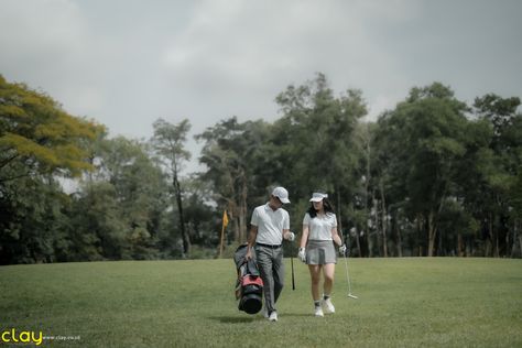 Golf Prewedding, Golf Shoot, Prewedding Shoot, Pre Wedding Shoot Ideas, Golf Theme, Shoot Ideas, Engagement Shoot, Wedding Shoot, Engagement Shoots