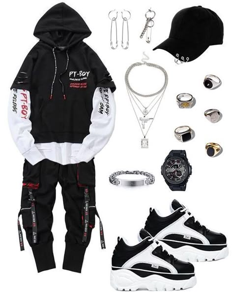 Rome Summer, Fashion London, Techwear Fashion, Fashion Rules, Cyberpunk Clothes, Tomboy Outfits, Tomboy Style Outfits, Cool Outfits For Men, Boys Fashion