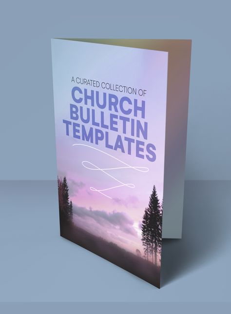 Churches are busy operations, and staff members with hearts of gold can feel overwhelmed by the need to create persuasive, contemporary publicity material. This set of templates contains options for flyers, announcements, booklets, and bulletins — all created by design studios that combine inspiration and information with an upbeat, modern aesthetic. #ad #churchbulletin #churchbulletintemplates #church Goodbye Poems, Church Bulletin Designs, Bible Education, Church Brochures, Church Bulletin Covers, Creative Mindset, Brochure Format, Church Newsletter, Church Marketing