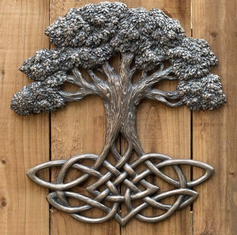 :: Celtic Knot Tree, Yggdrasil Tattoo, Land Of The Giants, Yggdrasil Tree, Tree Of Life Art, Tree Of Life Tattoo, 3d Wall Decor, Celtic Tattoos, Celtic Tree