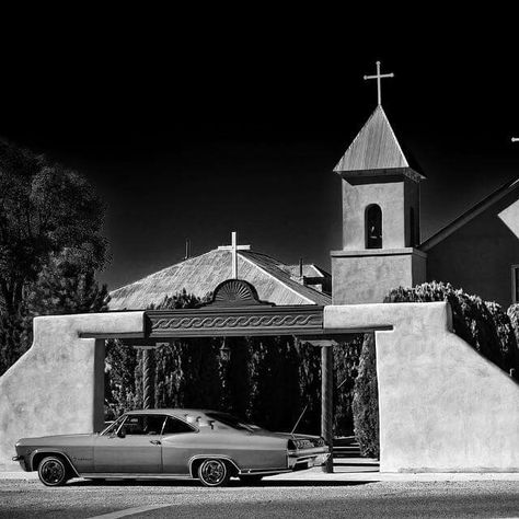 If this doesn't say New Mexico, we don't know what does. La Iglesias De Santa Cruz de la Canada in Espanola, NM.  We just spent some looking through Jessica Royal's page filled with great NM pics: Jesree: Spirit + Place Digital Imaging. Stop by, look, and like. Or see more here: Instagram @jesree https://www.instagram.com/jesree/ Espanola New Mexico, Digital Imaging, Land Of Enchantment, Santa Fe, New Mexico, See More, Favorite Places, Instagram, Santos