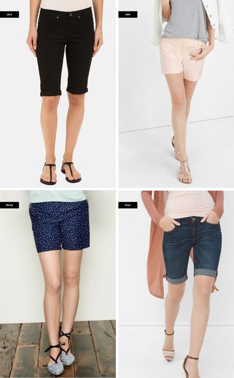 Discover the Best Shorts for Your Body Type This Summer - Verily Easy Mom Fashion, Pear Body Shape Outfits, Hourglass Figure Outfits, Body Shape Outfits, Fashion Over Fifty, Best Shorts, Hourglass Fashion, Farm Wife, Pear Body