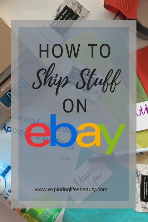 How to Ship Items on eBay | Exploring Life’s Beauty Business Tricks, Ebay Gift Card, Amazon Selling, Ebay Selling Tips, Selling Stuff, Reselling Business, Ebay Hacks, Ebay Sales, Ebay Business