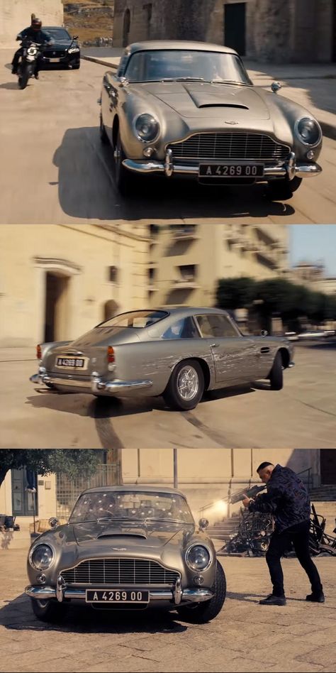 Aston Martin Db5 James Bond, James Bond No Time To Die, James Bond Aesthetic, Cars In Movies, Bond Aesthetic, James Bond Car, 007 Style, James Bond Aston Martin, Austin Martin