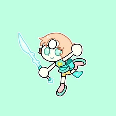 Pearl Fanart Steven Universe, Chibi Steven Universe, Pearl Fanart, Pearl Su, Perla Steven Universe, Steven Universe Wallpaper, Peridot Steven Universe, Steven Universe Anime, Pearl Steven Universe