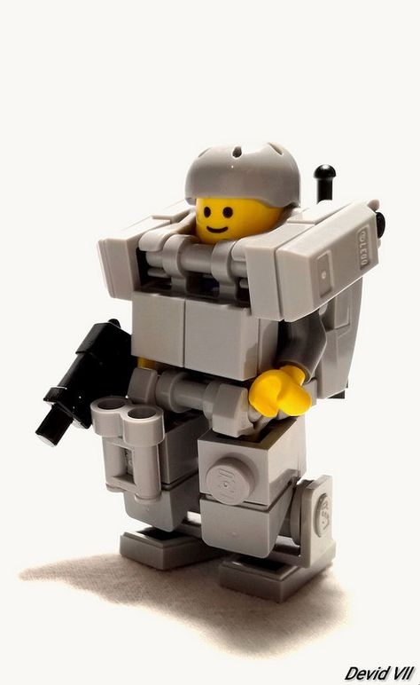 Lego Exo Suit, Lego Mech Suit, Easy Lego Creations, Lego Stormtrooper, Lego Bots, Lego Spaceship, Lego Custom Minifigures, Lego Lovers, Amazing Lego Creations