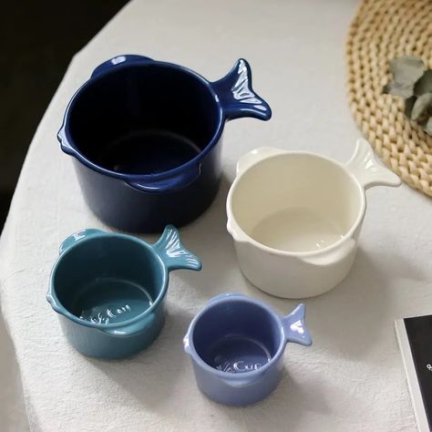 Cute Fish Shape Measuring Cups,Cake Baking Measuring Cup Set Of 4 Stoneware Measuring Tools - Buy Measuring Cups measuring Cup Set measuring Tools Product on Alibaba.com Measuring Cups Set, Cute Fish, Measuring Tools, Cake Baking, Measuring Cup, Fish Shapes, Cup Set, Measuring Spoons, Measuring Cups