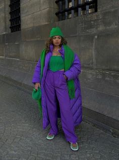 Purple And Green Outfit, Colourful Fits, Green And Purple Outfit, Daphne Blake, Best Winter Outfits, Summer Holiday Outfits, Dopamine Dressing, Purple Outfits, Fashionista Clothes