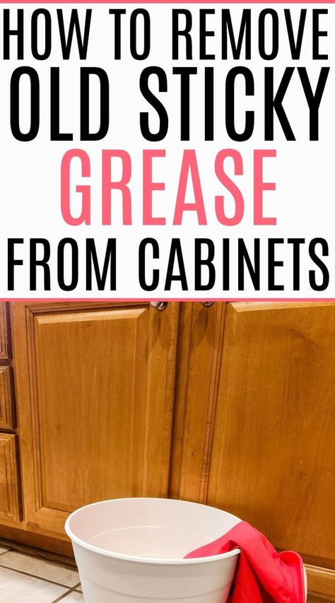 Kitchen Cabinet Cleaner Diy, Go Clean Co, Cabinet Cleaner, Kitchen Crafts Diy, A Slob Comes Clean, Cleaning Grease, Grease Remover, Cleaning Cabinets, Clean Kitchen Cabinets