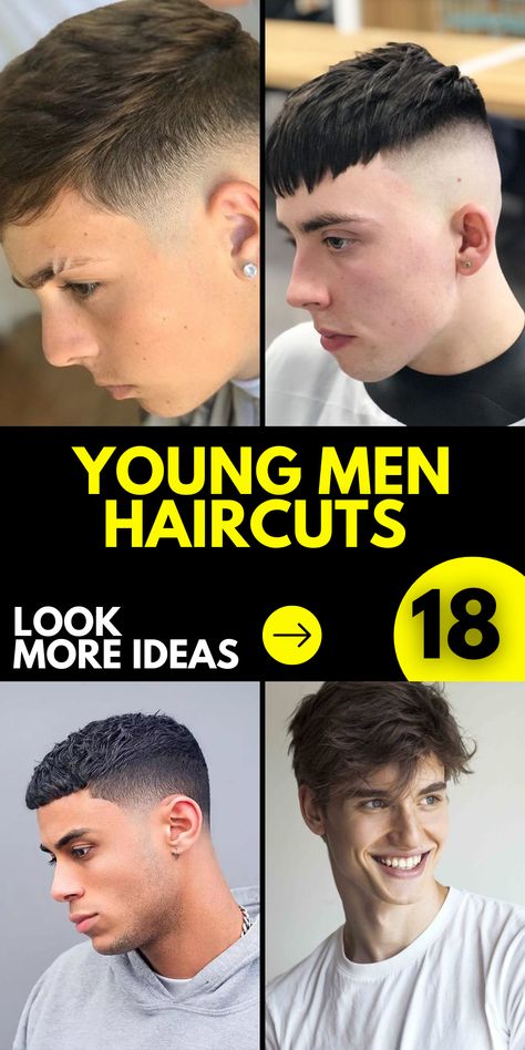 Elevate your grooming game with young men haircuts that seamlessly blend trendiness and style. Whether you possess the richness of thick hair or the elegance of straight strands, our cuts are tailored to your distinct texture. Stay in sync with 2023's defining trends, embracing the sophistication of long-on-top styles or the timeless allure of short haircuts. Unveil your trendy side with cuts that perfectly resonate with the spirit of 2024. Teenage Boys Hair Cuts 2023, Teen Boy Hair Cuts Straight Hair, Young Male Haircuts, Teen Boys Hair Cuts 2024, Teen Boy Fade Haircut, Teen Boy Haircut 2024, Teen Haircuts 2024, Boys Haircut Straight Thick, Haircuts 2024 Trends Men