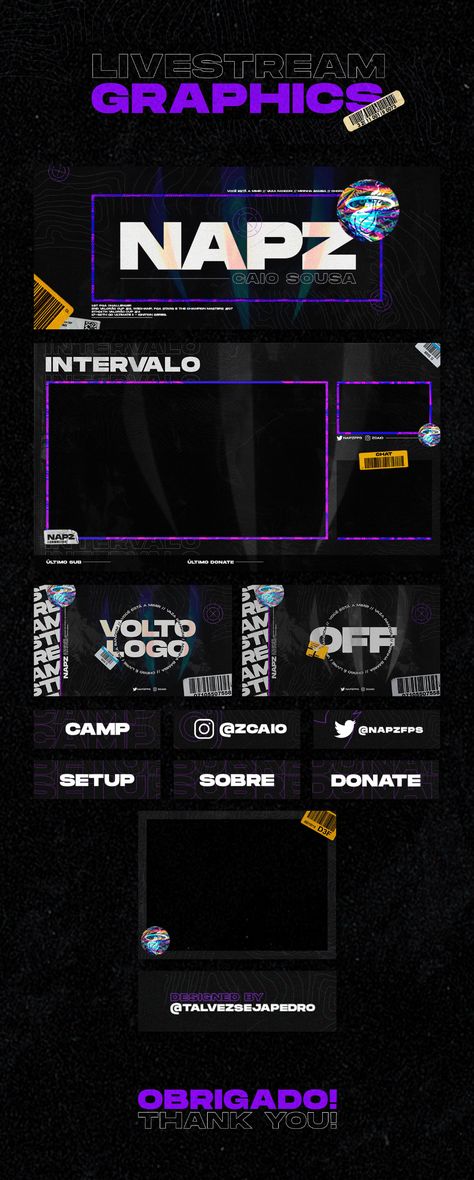 #1 Twitch Livestream Design | Stream Package/Overlay on Behance Twitch Streaming Setup, Casino Logo, Channel Branding, Channel Logo, Streaming Setup, Stream Overlay, Game Logo Design, Thumbnail Design, Twitch Channel