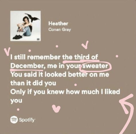 The 3rd Of December, 3rd December Conan Gray, I Still Remember 3rd Of December, 3 December Heather, 3rd Of December Aesthetic, December 3rd Heather, 3rd Of December Heather, Heather Conan Gray, December Lyrics