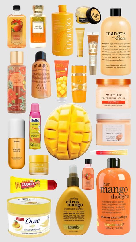 MANGO💛🥭 #mango Mango Body Care, Mango Perfume, Vanilla Perfume, Poses Instagram, Selfie Poses Instagram, Body Care Routine, Mango Butter, Body Skin Care Routine, Lip Scrub