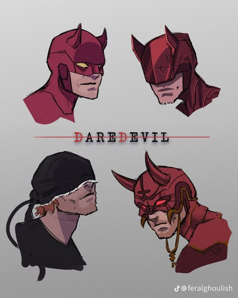 Vigilante Name Ideas, Avengers Redesign, Daredevil Concept Art, Daredevil Design, Superhero Design Concept Art, Vigilante Character Design, Magic Superhero Design, Daredevil Art, Marvel Character Design