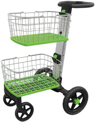 Personal shopping cart. Available for pre-orders for $350.00 less $75.00 discount.  Too pricey for me, but awesome idea.  Maybe hack one of the recalled strollers taking up space in garage. Personal Shopping Cart, Portable Shopping Cart, Sliding Cupboard, Folding Shopping Cart, Bike Cart, Folding Cart, Grocery Cart, Kitchen Gadgets Unique, Pet Stroller