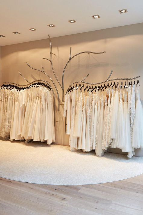 Bridal Shop Interior, Bridal Shop Ideas, Bridal Boutique Interior, Fashion Store Design, Showroom Decor, Retail Store Interior Design, Clothing Store Interior, Clothing Store Design, Retail Interior Design