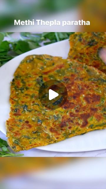 Thepla Recipe Methi, Methi Thepla Recipe, Methi Paratha Recipes, Thepla Recipe, Methi Thepla, Methi Paratha, Paratha Recipes, Breakfast Recipes, Bread