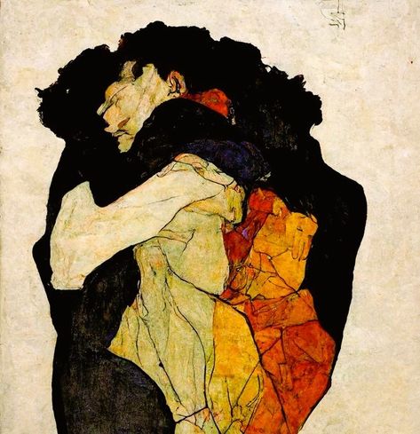 Mar Art History Major, Egon Schiele, Graphic Poster Art, The Embrace, Dope Art, Historical Art, Funky Art, Christmas Art, Graphic Poster