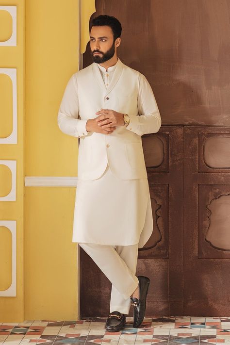 Sherwani For Wedding Design Heavy Embroiderry Handwork Bespoke Indian Jodhpuri Groom Dhula Sherwani Set Partywear Haldi Sangeet Outfit Stylish Designer Groom Suit Jodhpuri Suit Bandhgala Suit Coat Pant Dhoti Kurta Pajama Traitional Marriage Party Suit Indian Suit For Men 2pc suit 3pc suit designer latest design indian pakstani suit partywear wedding suit groom bespoke premium slim fit stylish suit for men boys vest shirt pant grey ethnic wear for men formal suit festival occasion Pajama Men, Shalwar Kameez Designs, Waistcoat Designs, Kurta Pajama Men, Formal Men, Kameez Designs, Men Kurta, Formal Men Outfit, White Pajamas