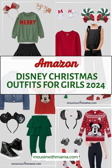 Are you taking your little princess to Disney World for Christmas? Want her to be adorable and comfortable? Check out this article where you will find cute Disney Christmas outfit ideas that are conveniently available from Amazon. 

Disney Outfits Girls | Disney Christmas Outfits 2024 | Disney Christmas Outfits Ideas | Disney Outfits for Girls Disney Christmas Dress, Disney Parks Christmas Outfits, Disney In December Outfits What To Wear, Disneybound Winter Outfits, Disney Outfits Women December, Disneyland Christmas Outfits Women, Disney On Ice Outfit For Mom, Disney Outfits Women Christmas, Christmas At Disney World Outfits