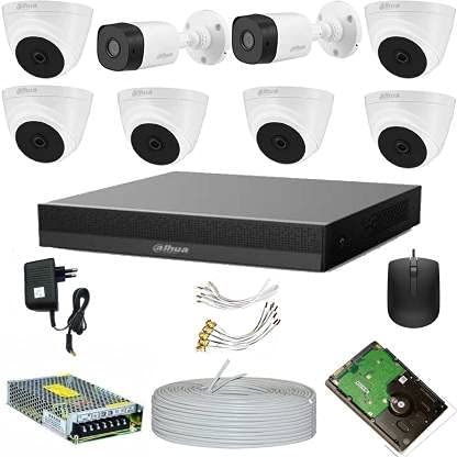 DAHUA Combo Set of 6+2 HD 2 MP Dome and Bullet Camera with 08 CH DVR and 1 TB HDD & Other Accessories Check more at https://productsoffer.in/dahua-combo-set-of-62-hd-2-mp-dome-and-bullet-camera-with-08-ch-dvr-and-1-tb-hdd-other-accessories/ Cameras, Collage, Quick Saves, Pins