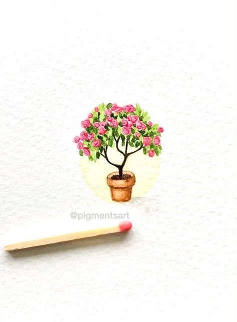 Watercolor Mini Paintings, Miniature Watercolor Paintings, Skulls Animal, Glass Cloches, Halloween Watercolor, Art Tutorials Watercolor, Watercolor Flowers Tutorial, Marjolein Bastin, Watercolor Paintings For Beginners