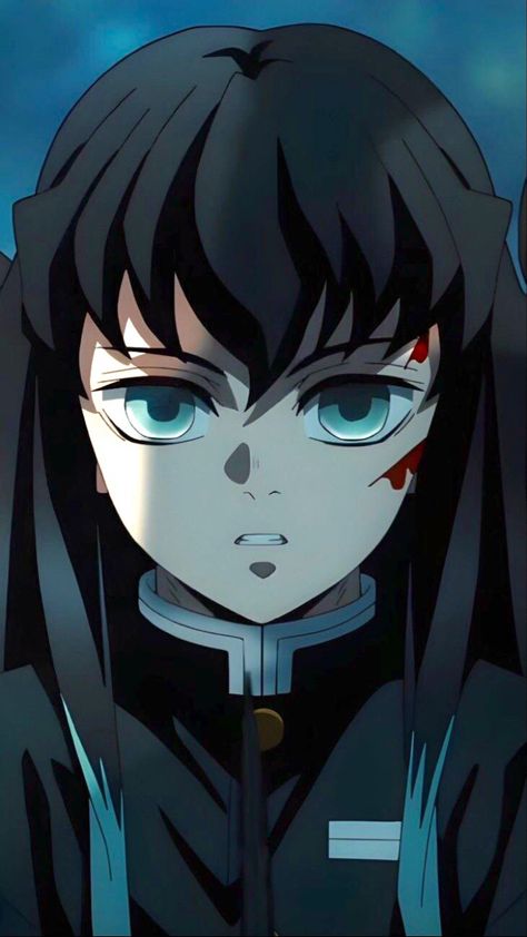 Demon Slayer Eyes, Anime Character, Demon Slayer, Hair, Anime, Blue